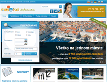 Tablet Screenshot of chorvatsko-ubytovanie.eu